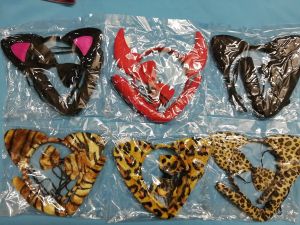 Cat Dress up - Aliceband set (assorted designs) - ears, tail, bowtie 